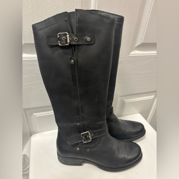 Eric Michael Black Leather Riding Boots Women’s Size 40 (Approx. Fits US 8–8.5). - Picture 10 of 16
